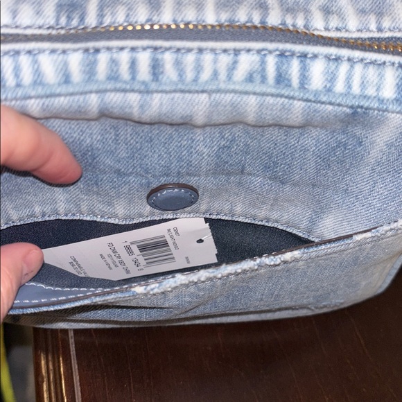 Coach Carey Denim Crossbody - Picture 6 of 7